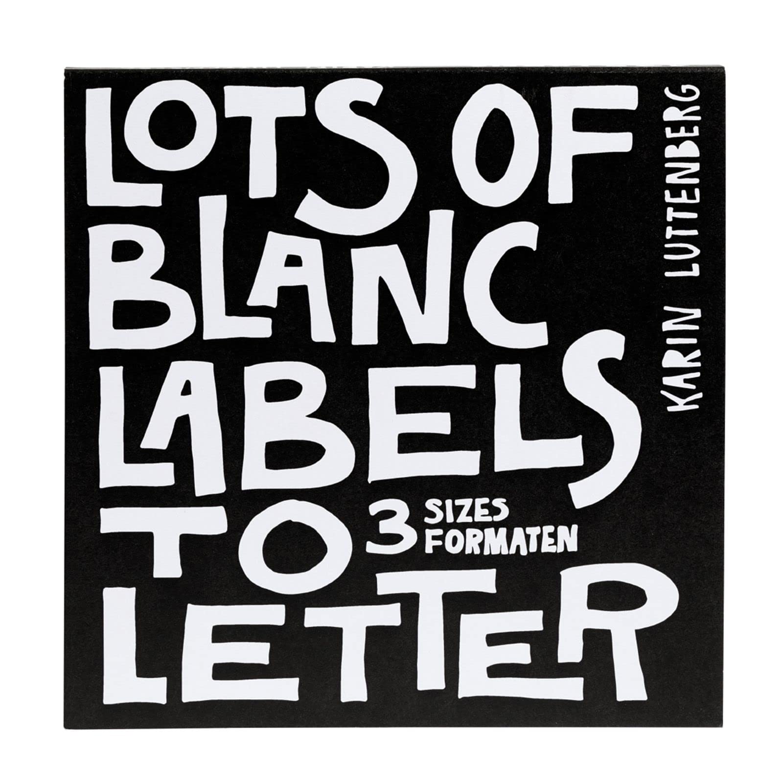 Paperfuel Pad Lots of Blanc Labels to Letter, for Card Making, Scrapbooking and Other Crafts, White, One Size