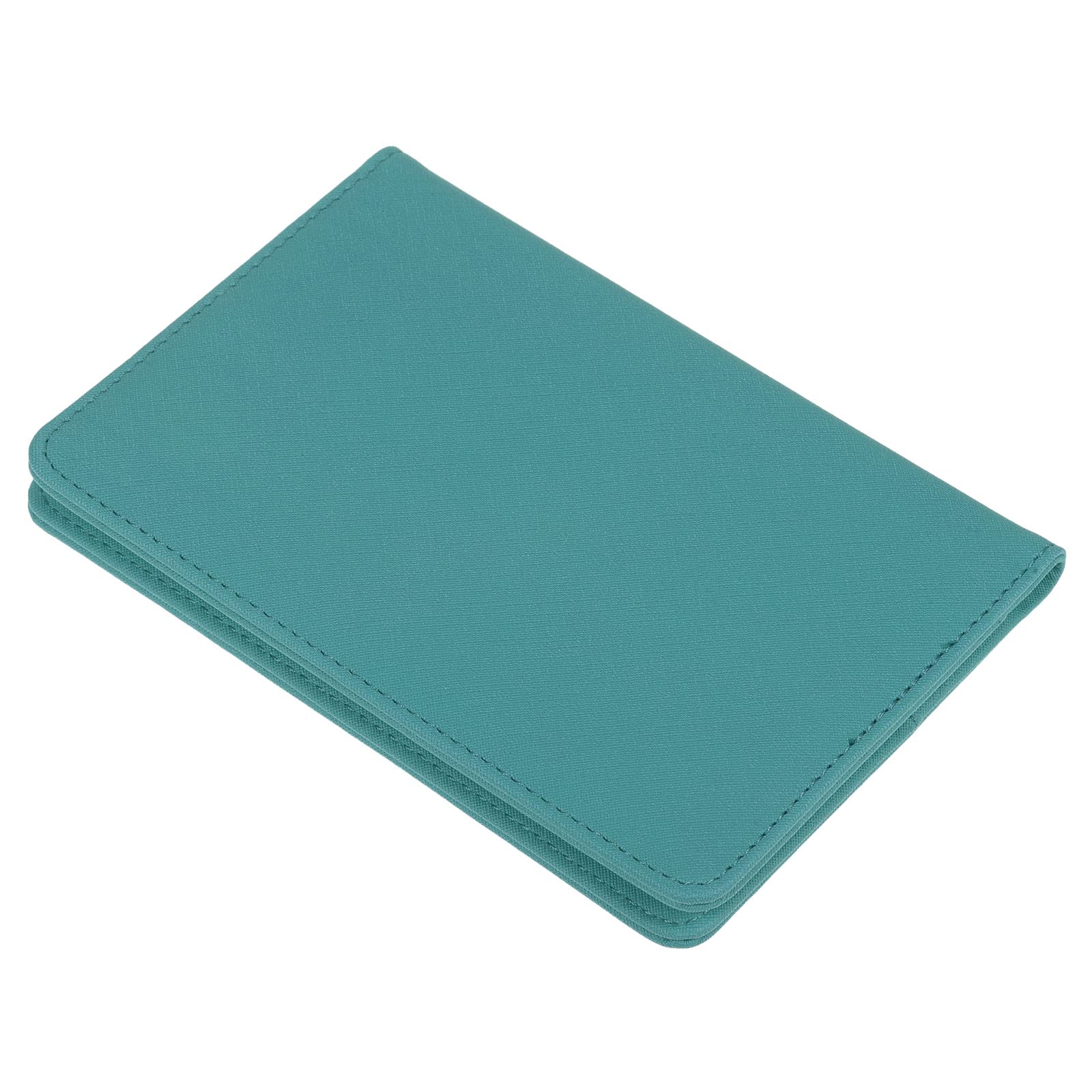 PATIKIL 5.8"x3.9" PU Leather Card Holder Cover, Travel Wallet Card Case Document Organizer, Lake Green