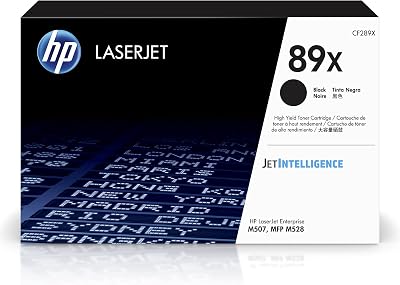 HP CF289X 89X High Yield Original LaserJet Toner Cartridge Black 1 Pack