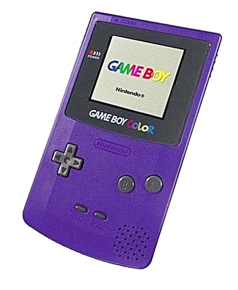 Amazon Com Game Boy Color Atomic Purple Nintendo Game Boy Color Video Games