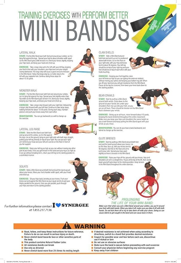 Amazon パフォームベター エクササイズ ミニ バンド エクササイズ ガイド付 日本語ではない場合があります Perform Better エクササイズバンド チューブ