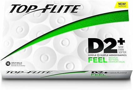 Top flite d2+ feel golf balls Clearance