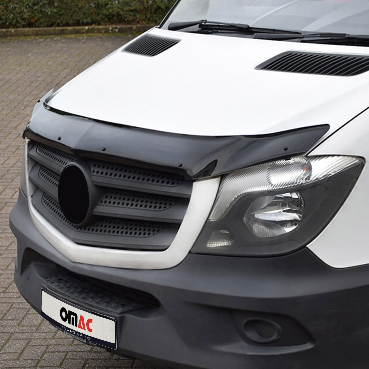Photo 1 of OMAC Front Bug Shield Hood Deflector for Mercedes Sprinter W906 2014-2018 Black