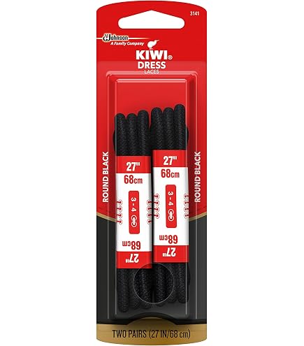 Amazon.com: Kiwi 70426 27" Brown Classic Shoe Laces : Clothing, Shoes &  Jewelry