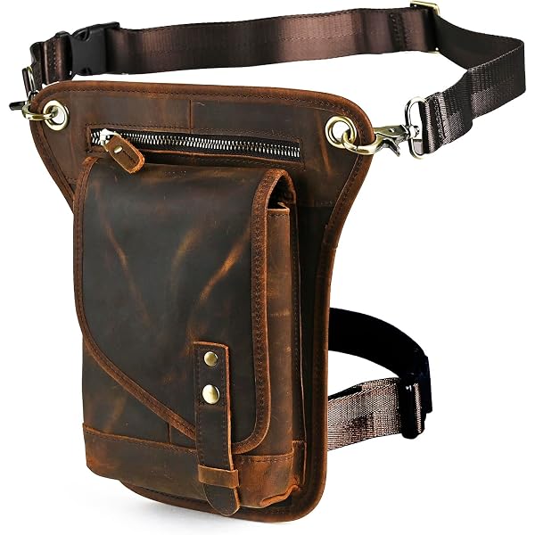 Amazon.com: Mens Womens Genuine Leather Motorcycle Tactic  display picture 2