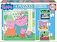 Ventes Flash Noël : EDUCA - Puzzle Progressif BABY PEPPA PIG - 5 Puzzles De 3 à 5 Pièces Pas Cher
