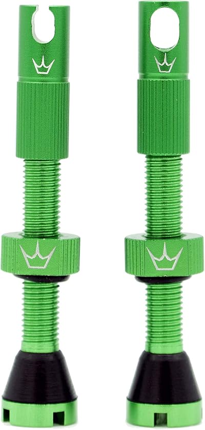 Peaty's x Chris King MK2 Tubeless Valves 7075 Emerald 42mm Presta