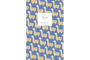 Llama Notebook - Ruled Pages - 5x8 - Premium: (Purple Edition) Fun notebook 96 ruled/lined pages (5x8 inches / 12.7x20.3cm / 