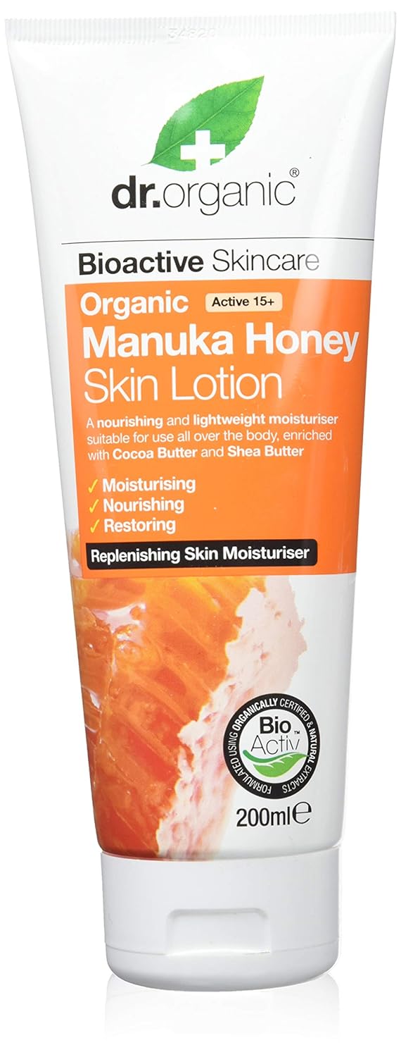 Dr.Organic Natural Organic Manuka Honey Skin Lotion 200ml by Dr. Organic
