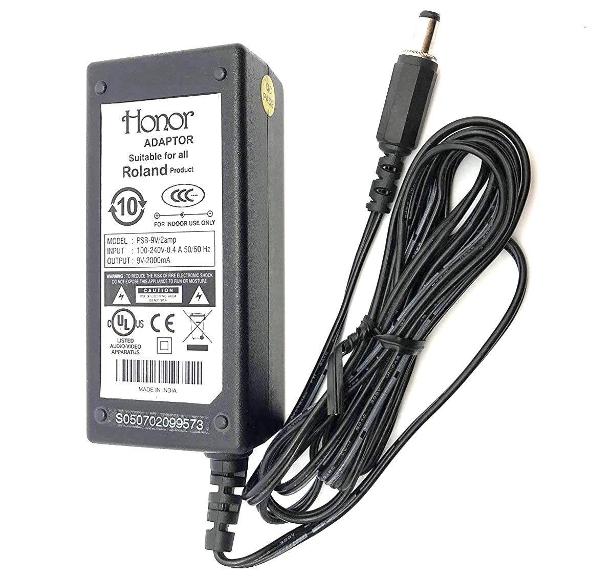 Rhythm Pro Hi Quality power adapter for Roland Keyboards xps10/xps30