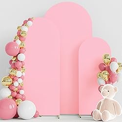 Wokceer Set of 3 Wedding Arch Backdrop Cover