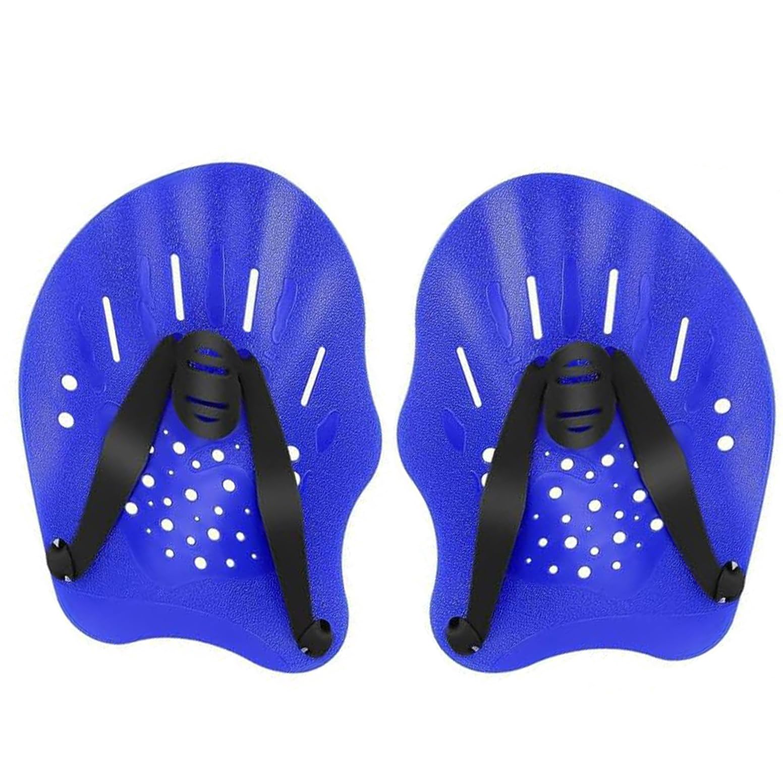 Bessy Shop Swimming Hand Paddles With Adjustable Straps for Training - Adult and Kids Unisex