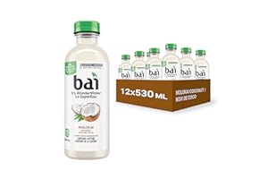Bai®. It's WonderWater™. Molokai Coconut. 530mL Bottles. 12-pack.