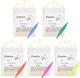 OFFCUP Orthodontic Elastic Bands 500pcs with Placers 1/4 inch Braces