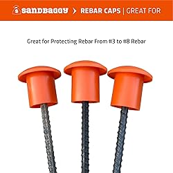 Sandbaggy Rebar Mushroom Safety Caps | for Rebar #3