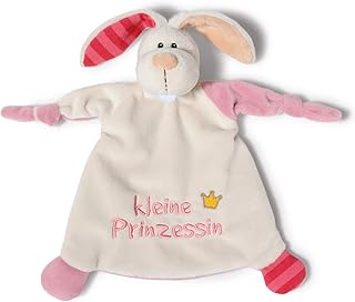 NICI Schmusetuch Hase ‚Kleine Prinzessin´ 25x25 cm – Hase Schnuffeltuch ab 0+ Monaten – Hase Kuscheltuch für Babys & Kleinkinder – Baby Kuscheltier / Schnuffeltuch – Schmusetuch für Mädchen – 40042