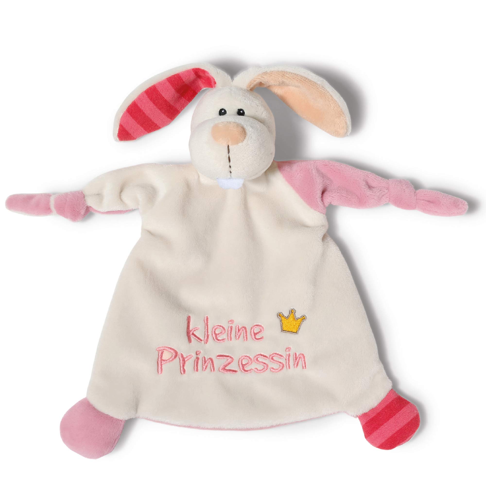 NICI Little Princess Rabbit Comforter 25 x 25 cm from 0+ Months 40042