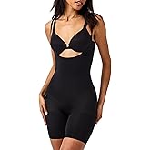 SPANX sculpt Power Series Open-Bust Mid-Thigh Bodysuit - Level 4 Compression - Lightweight Body Shaper - Shapewear for Women
