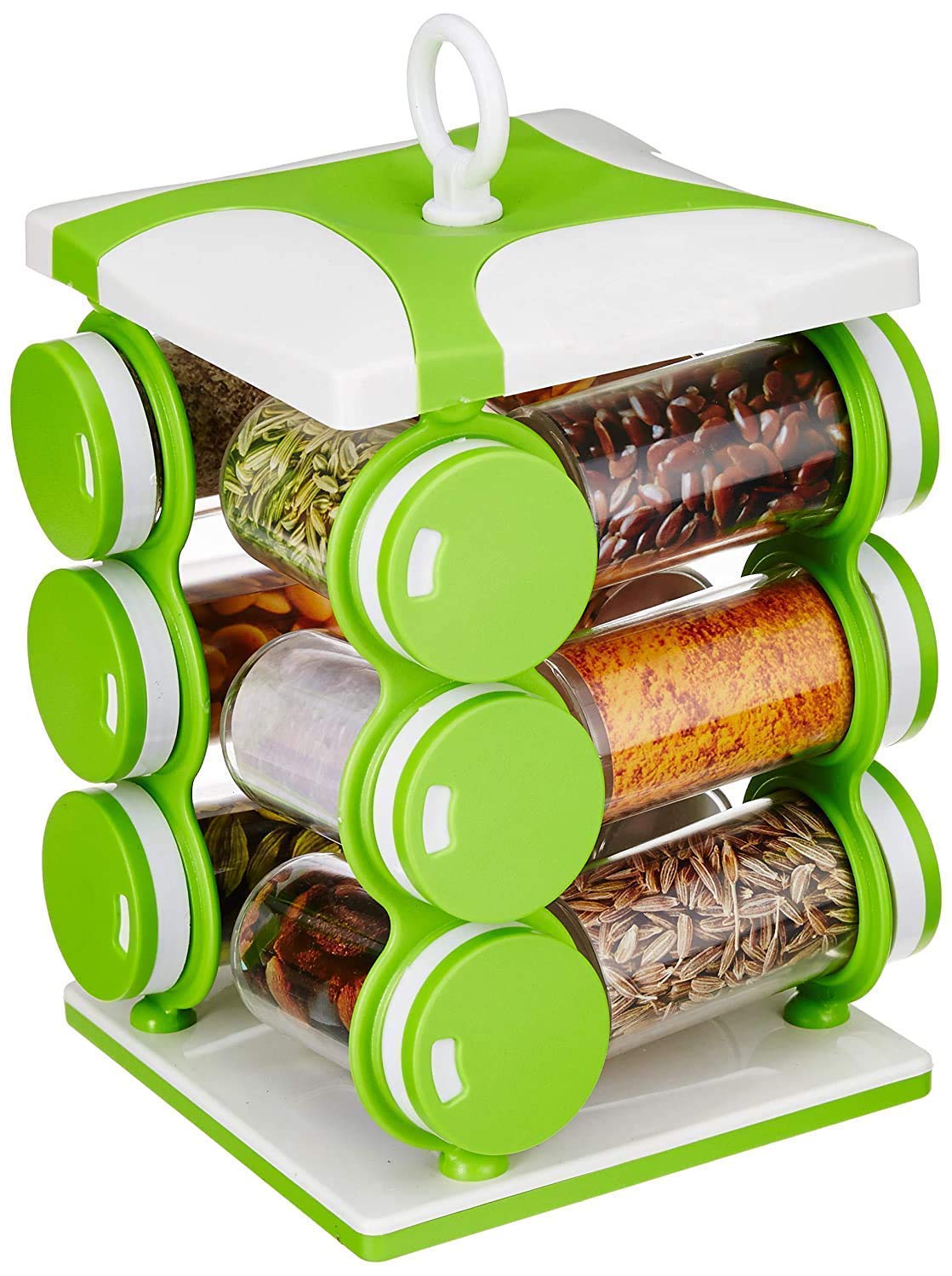 DESPI 12 in 1 Spice Rack Plastic Spice Rack Condiment Set Masala Rack