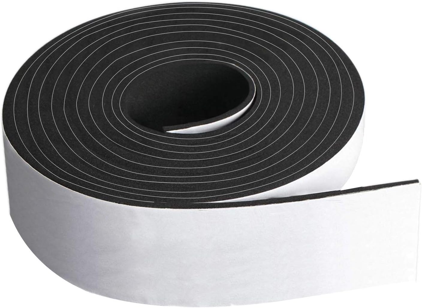Neoprene Foam Strip Roll by Dualplex, 3" Wide x 10' Long 1/16" Thick