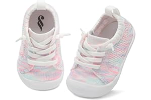 JIASUQI Baby Shoes for Toddler Boys Girls Sneakers Slip on Walking Shoes for Babies