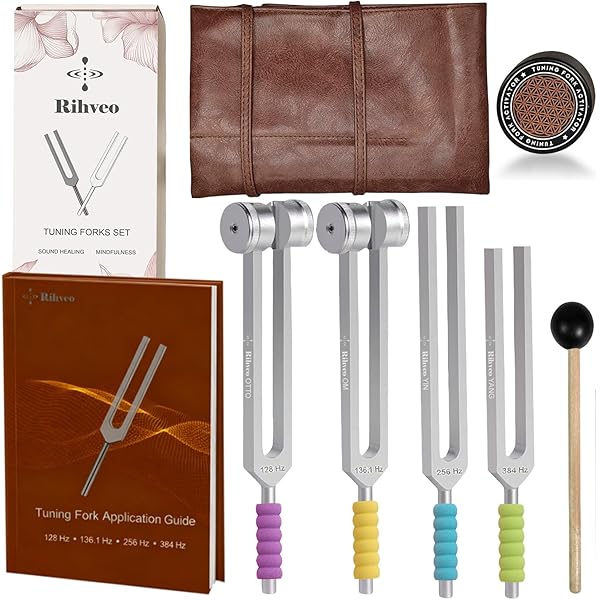Amazon.com: Ohm Therapeutics HIGH OHM Octave Tuning Fork Set for