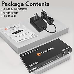 J-Tech Digital 8K HDMI Audio Extractor with eARC
