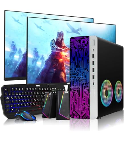 Windowsデスクトップ Desktop monitor i7-4870HQ 8GB 512GB SSD Amazon.com: TechMagnet HP G3 Desktop RGB Computer PC Intel i7-6th