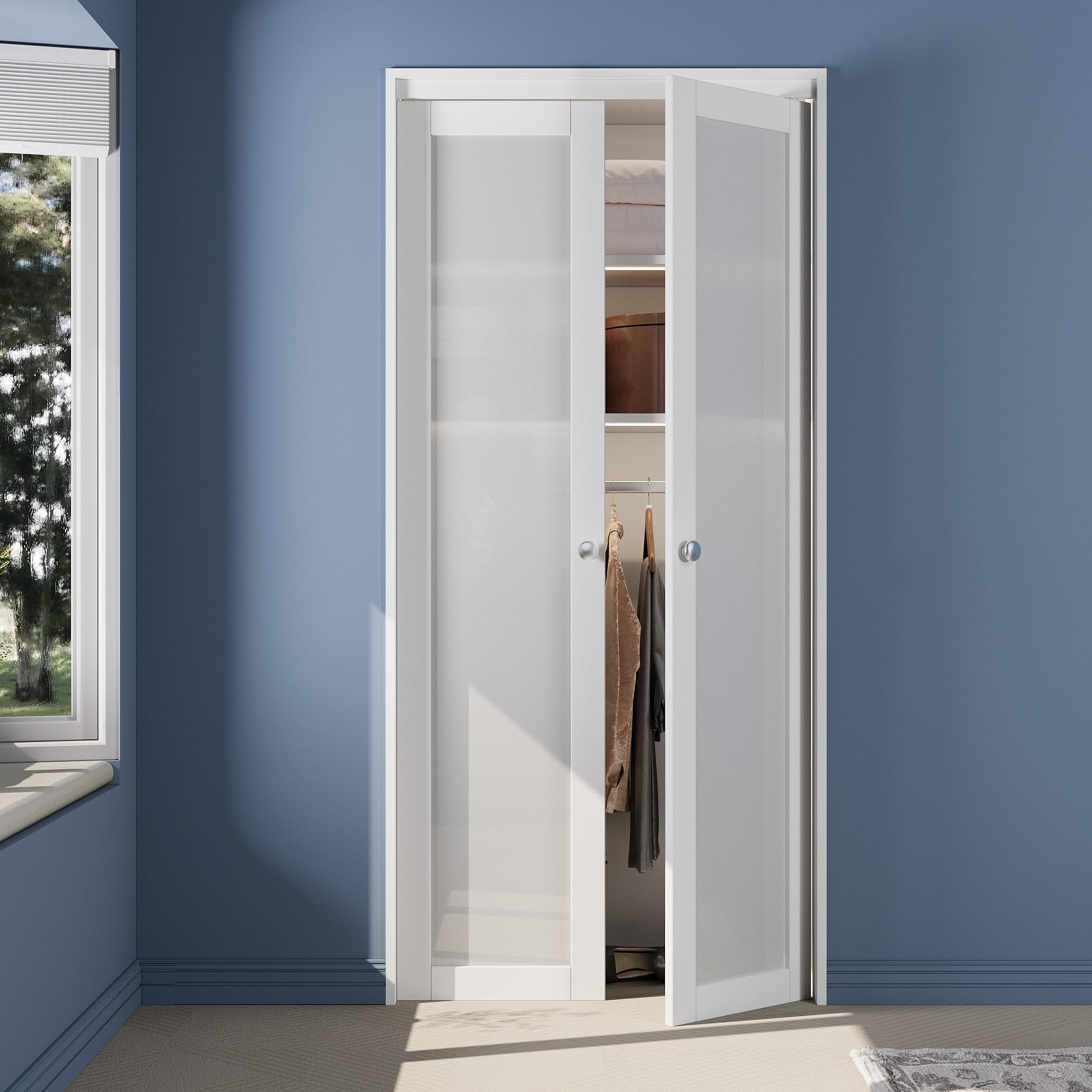 CRUTOP Pivot Swing Doors for 30" x