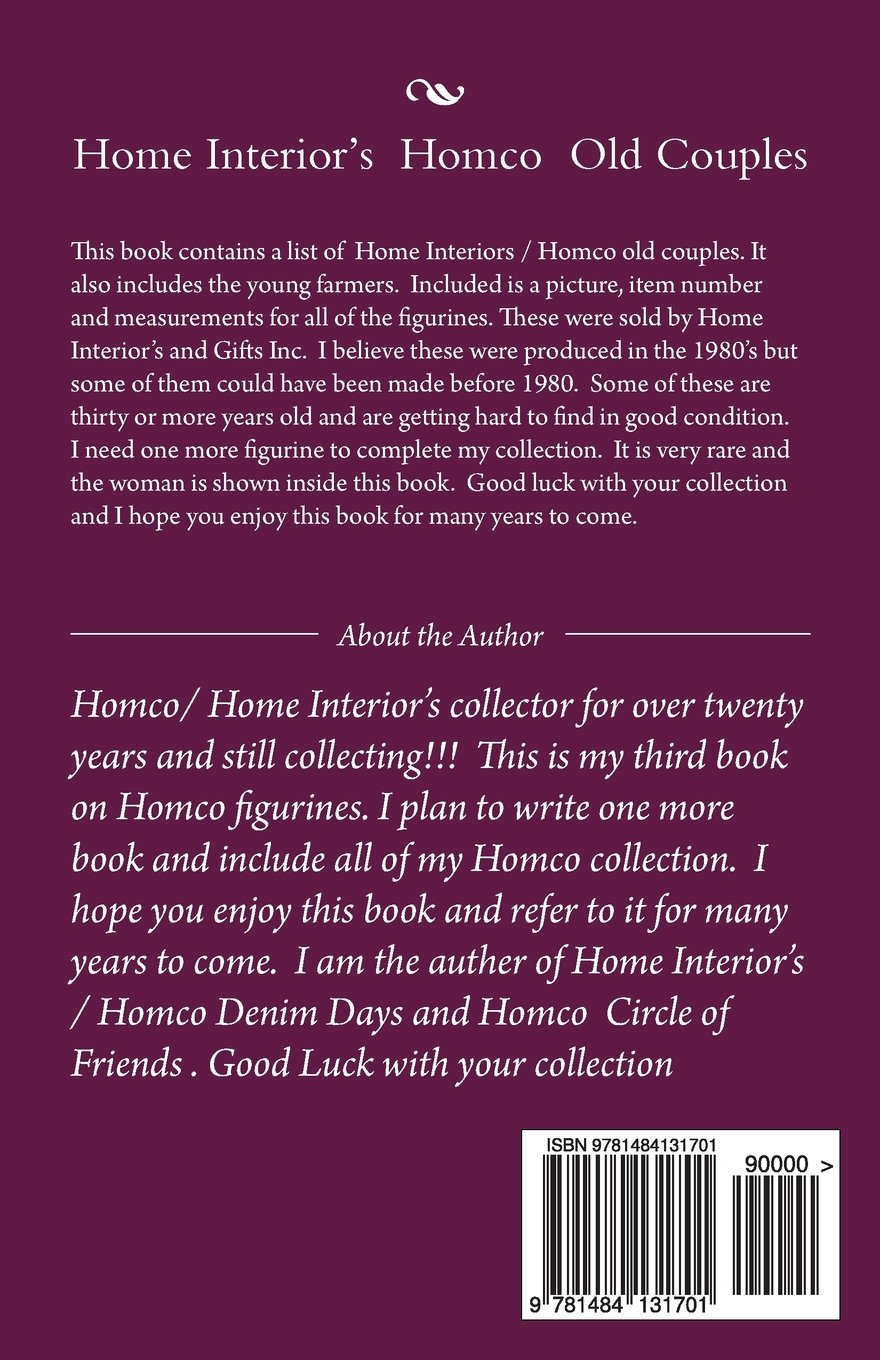 Amazoncom Home Interiors Homco Old Couples - 