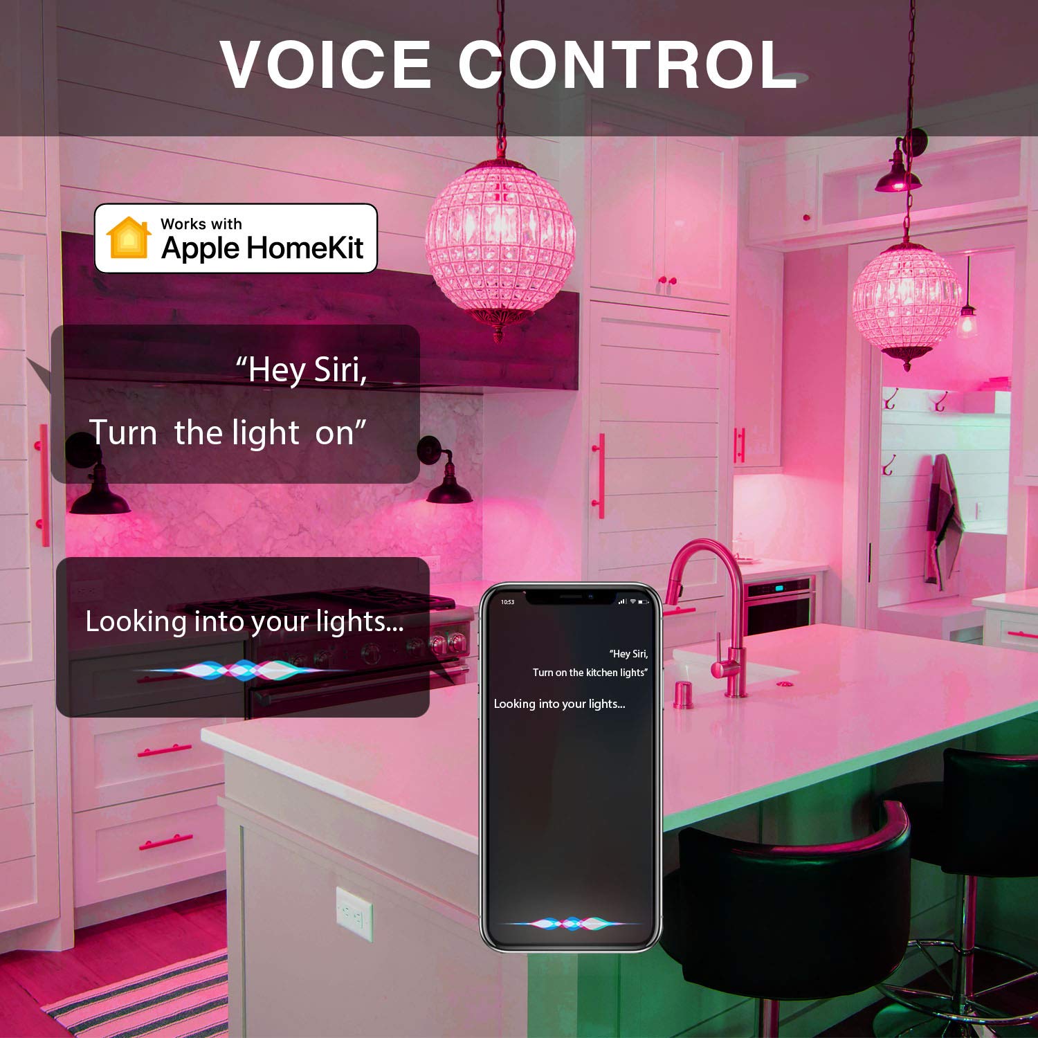 Smart Light Apple Homekit Apple HomeKit USB Smart LED Light Strip