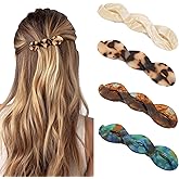 Amariver Hair Barrettes for Women 4Pack Vintage Hair Clips Non Slip French Hair Clip Barrettes Fashion Accessories for Women Girls