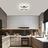 Comely Modern LED Ceiling Light 30W 3375LM 4500K 30cm Black view 3