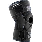 LETSHAKE Hinged Knee Brace Adjustable for Men and Women Knee Pain Relief with Side Stabilizers for Meniscus Tear,Patellar Tendon Support Strap and Arthritis Pain