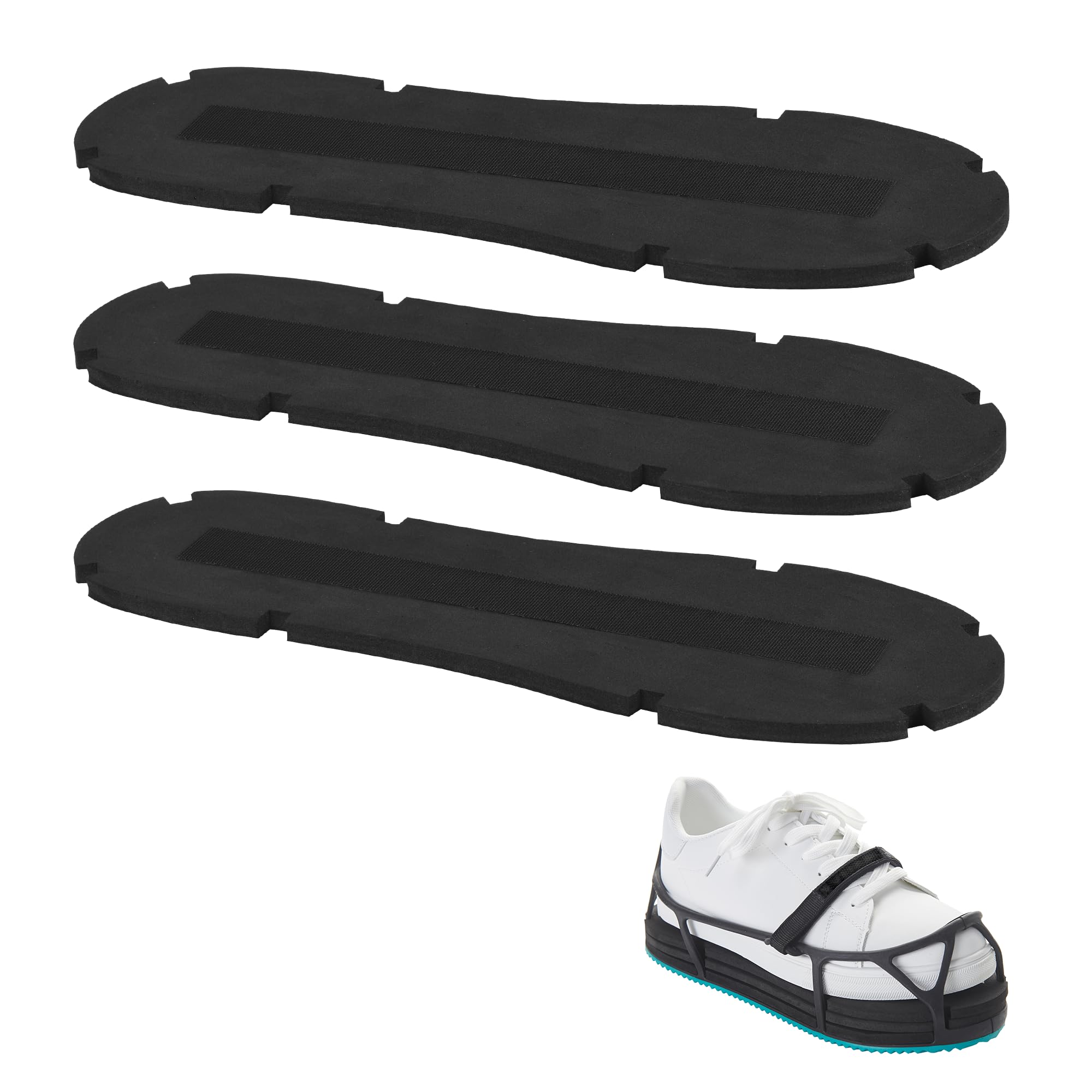 Photo 1 of IMPRESA 3 Pack Shoe Inserts for EVENup Balancer/Leveler - 1/4" Thick Foot Shoe Lift for Walking Boot - Equal Limb Length, Fits Left or Right Foot