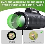 DFlamepower 10x42 HD Monocular Full Optical Prism Dual Focus Waterproof view 5