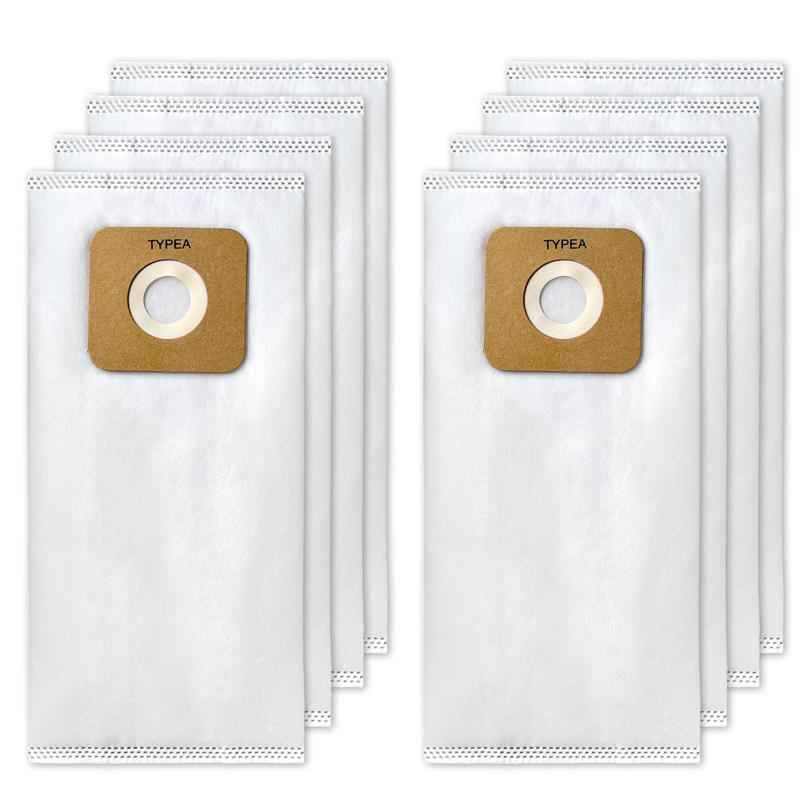 Photo 1 of 8 Pack Type A HEPA Vacuum Bags for Riccar Most Vibrance, R-Series, 2000/4000 & Simplicity Symmetry, S20EZM, 5000/6000 Upright Vacuum Cleaners, Part RAH-6/SAH-6