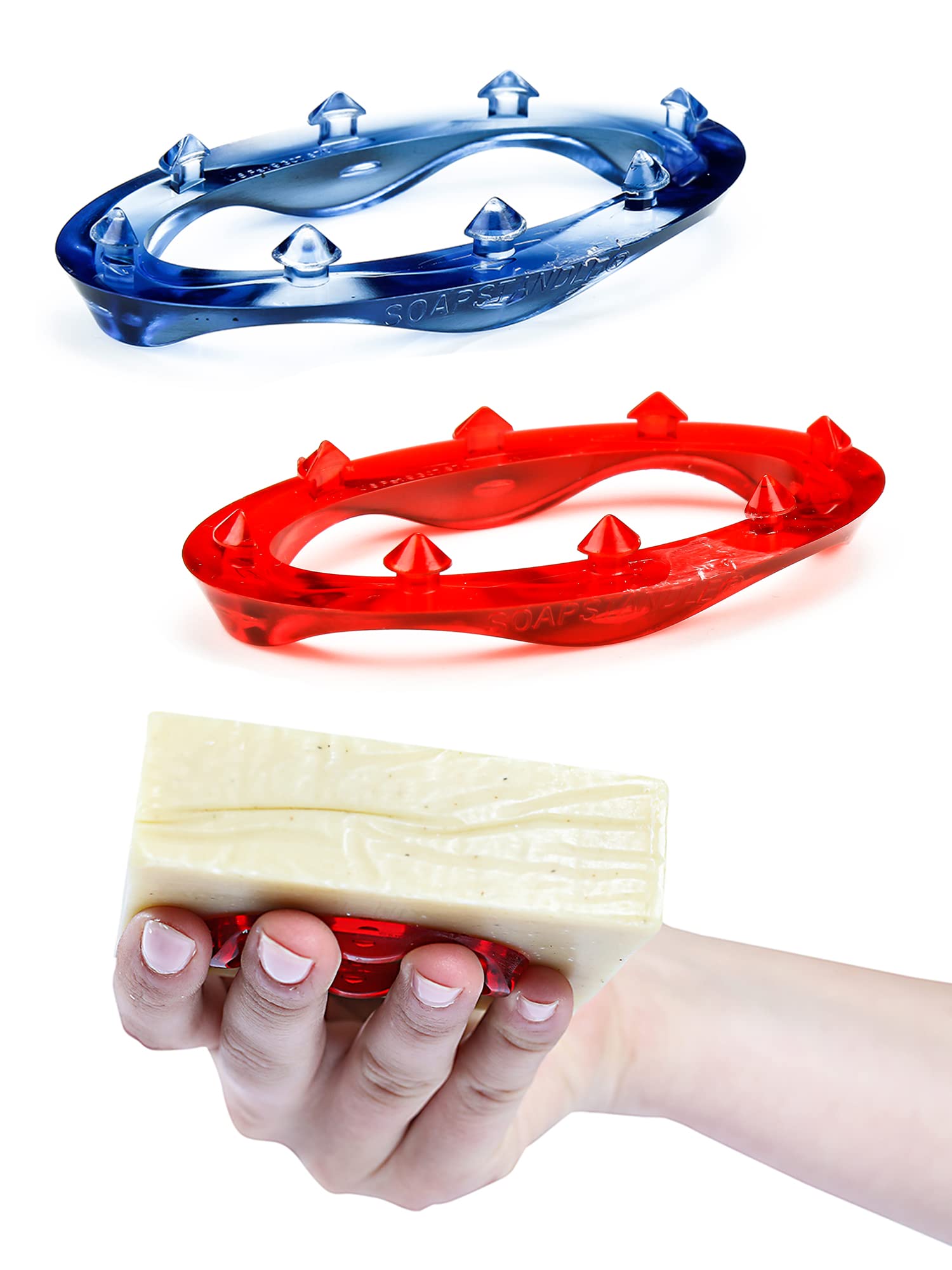 SoapStandle Bar Soap Gripper No Goo or Mess Soap