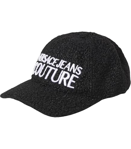 Versace Jeans Couture Black Signature Baseball Cap at Amazon Men's
