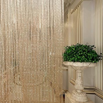 Amazon Seagullwaves ストリングカーテン キラキラ 全6色 おしゃれ