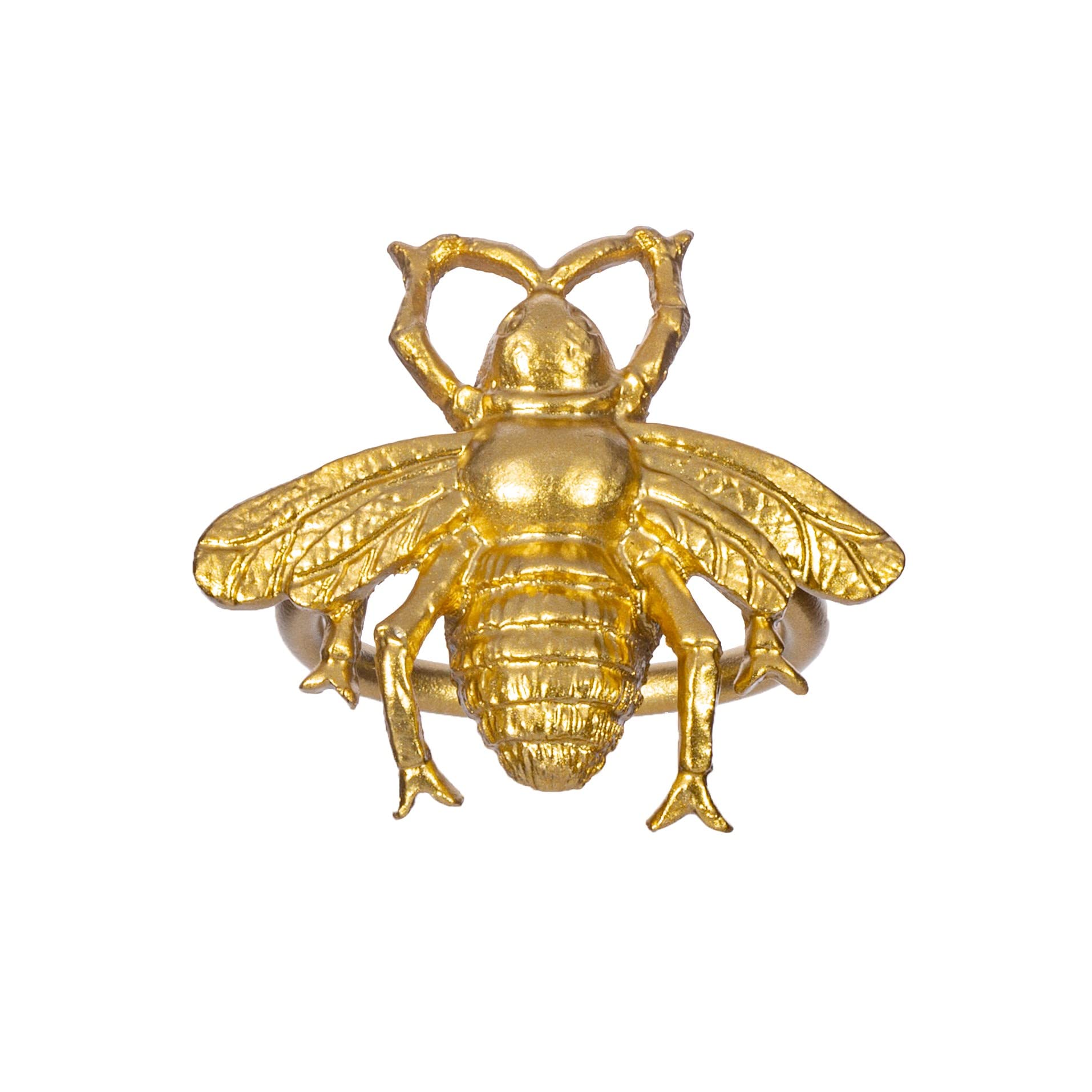 Sass & Belle Gold Bee Napkin Ring - Set Of 2