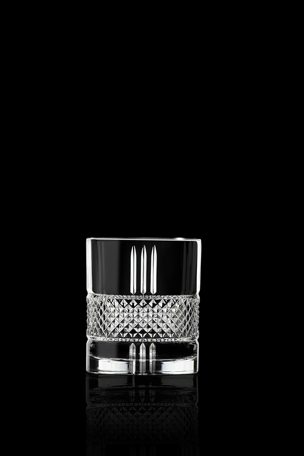RCR 26720020006 Brillante Short Whisky Glasses, Luxion Crystal Tumblers for Water/Cocktails, 337 ml, Set of 6 - Image 4
