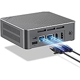Beelink Mini PC, EQ12 16GB DDR5 500GB SSD, Intel Alder Lake-N100 (up to 3.4GHz), 2.5G Dual LAN Mini Computer Supports WiFi6, 