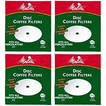 Melitta 3.5 Inch White Disc Coffee 
