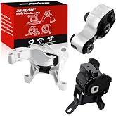 3Pcs Engine Motor &amp; Transmission Mount Kit Fit for 2014-2018 Mazda 3 2.0L | &amp; for 2014-2017 Mazda 6 2.5L &amp; for 2014-2016 Mazda CX-5 2.5L Replace A4446 A4438 A4439