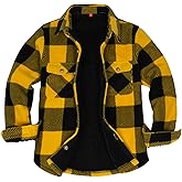 ThCreasa Boys Warm Sherpa Lined Buffalo Plaid Fleece Button Down Shirt Jacket
