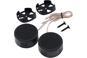 DriSentri Car Tweeters, 2pcs 500W High Efficiency Mini Dome Tweeter Speakers for Car Audio System