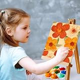 Koncci Canvas for Painting 20x20 cm 12 Pack Acid-Free Cotton Canvas Board view 7