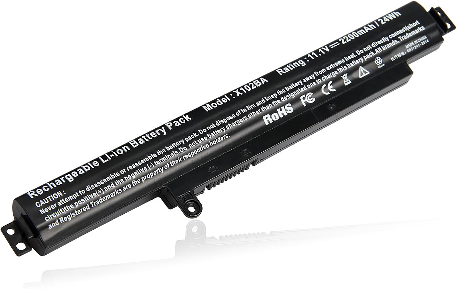 ARyee 2200mAh 11.1V X102BA Battery Laptop Battery Replacement for ASUS F102BA X102B X102BA-BH41T X102BA-HA41002F X102BA-DF1200 F102BA-SH41T