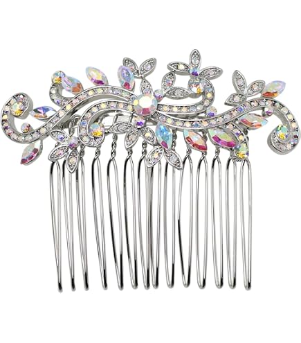 Amazon.com : Amabel Gorgeous Rhinestone Dazzle Feather 